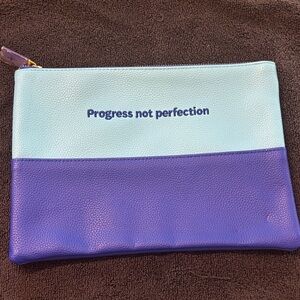 Weight Watchers Blue Cosmetic Bag